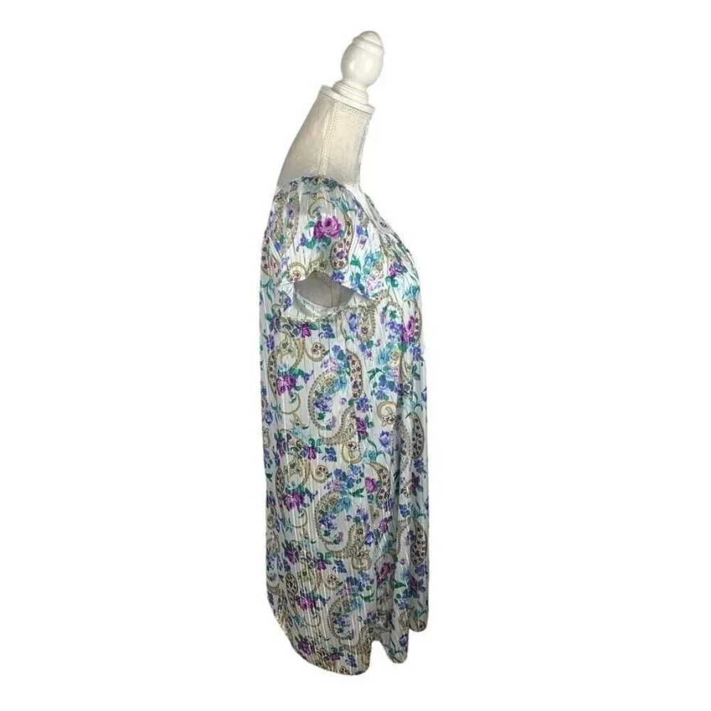 Intimate Options Vintage Nightgown Floral‎ Paisley Grandmacore No Size Tag (L)